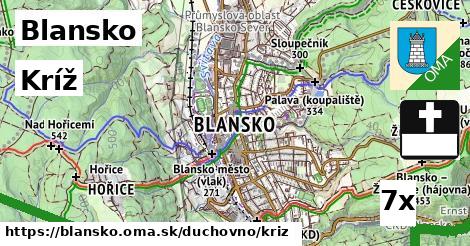 Kríž, Blansko