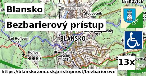 Bezbarierový prístup, Blansko