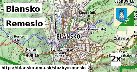 Remeslo, Blansko