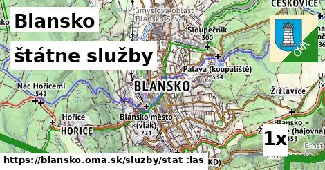 štátne služby, Blansko