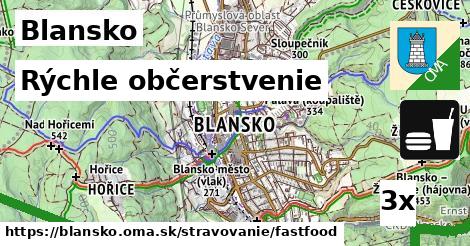 Rýchle občerstvenie, Blansko