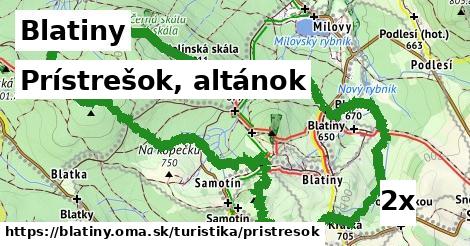 prístrešok, altánok v Blatiny