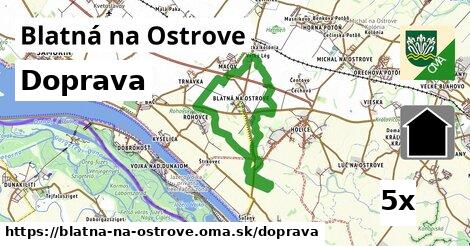 doprava v Blatná na Ostrove