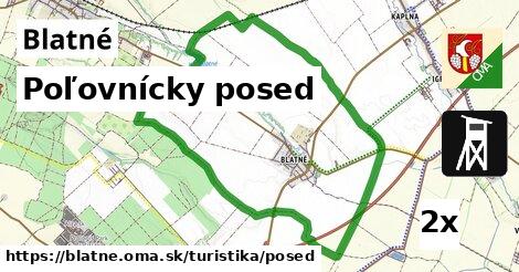 Poľovnícky posed, Blatné