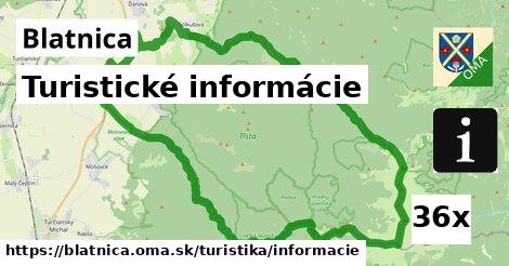 Turistické informácie, Blatnica