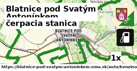 čerpacia stanica, Blatnice pod Svatým Antonínkem