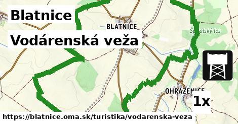 Vodárenská veža, Blatnice