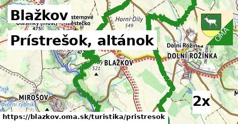 Prístrešok, altánok, Blažkov