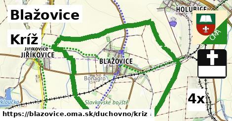 Kríž, Blažovice