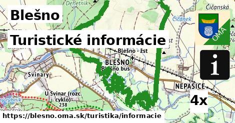 Turistické informácie, Blešno