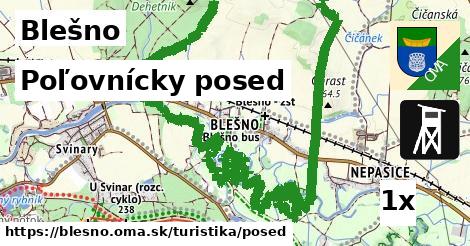 Poľovnícky posed, Blešno