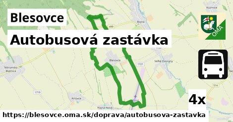 Autobusová zastávka, Blesovce