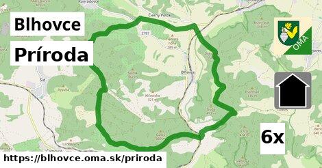 príroda v Blhovce