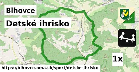 detské ihrisko v Blhovce