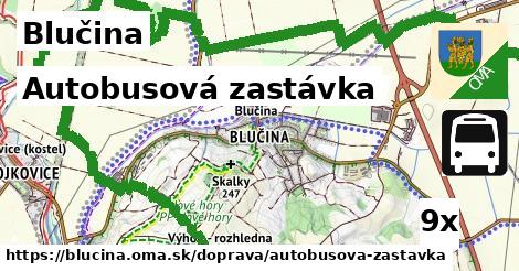 Autobusová zastávka, Blučina