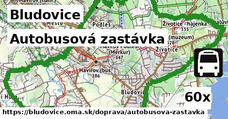 autobusová zastávka v Bludovice