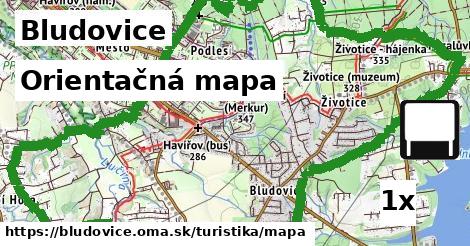 Orientačná mapa, Bludovice