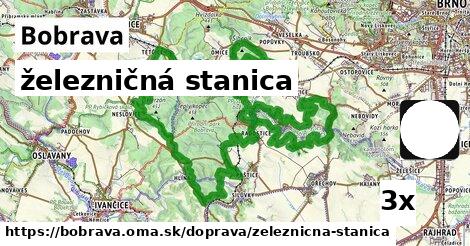 železničná stanica, Bobrava