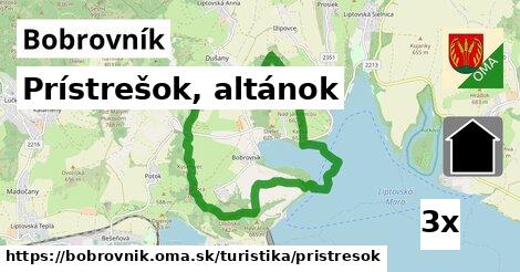 Prístrešok, altánok, Bobrovník