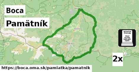 Pamätník, Boca