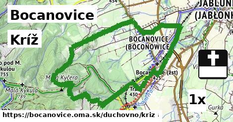 Kríž, Bocanovice