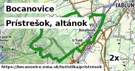 Prístrešok, altánok, Bocanovice