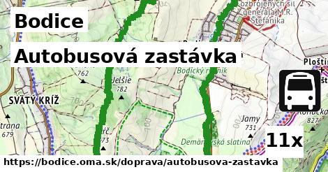 Autobusová zastávka, Bodice