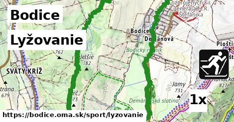 Lyžovanie, Bodice