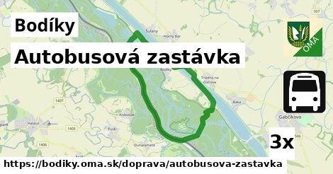 Autobusová zastávka, Bodíky