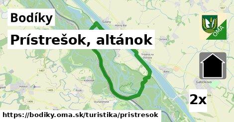 Prístrešok, altánok, Bodíky