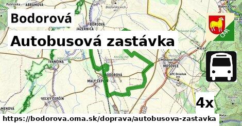 Autobusová zastávka, Bodorová