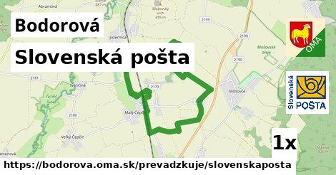 Slovenská pošta, Bodorová