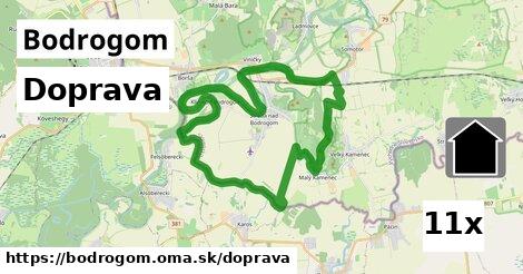 doprava v Bodrogom