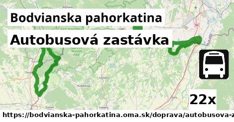 Autobusová zastávka, Bodvianska pahorkatina