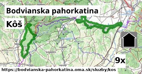 Kôš, Bodvianska pahorkatina