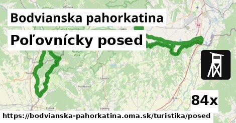 Poľovnícky posed, Bodvianska pahorkatina