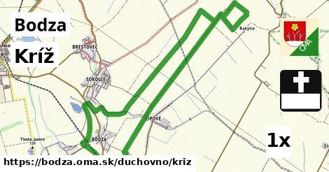 Kríž, Bodza