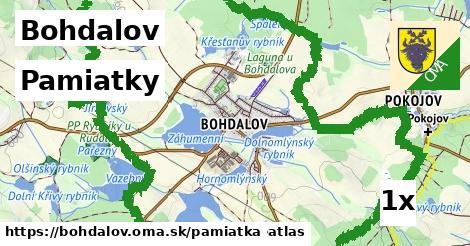 pamiatky v Bohdalov