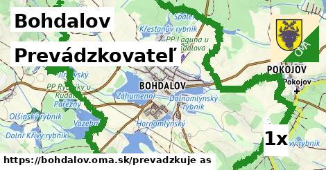 prevádzkovateľ v Bohdalov