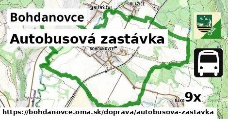 Autobusová zastávka, Bohdanovce