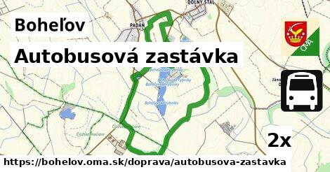 Autobusová zastávka, Boheľov