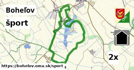 šport v Boheľov