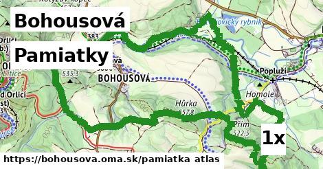 pamiatky v Bohousová