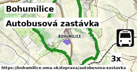 autobusová zastávka v Bohumilice