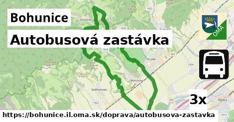 Autobusová zastávka, Bohunice, okres IL