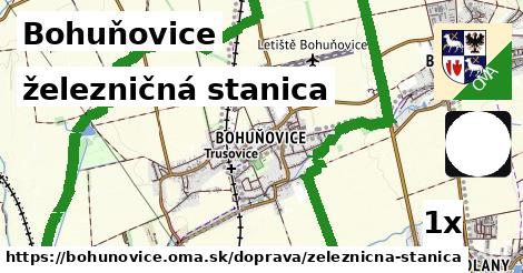železničná stanica, Bohuňovice