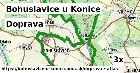 doprava v Bohuslavice u Konice