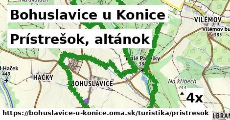 Prístrešok, altánok, Bohuslavice u Konice