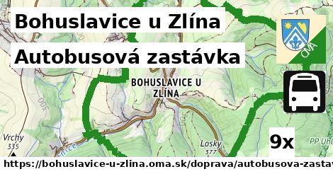 Autobusová zastávka, Bohuslavice u Zlína