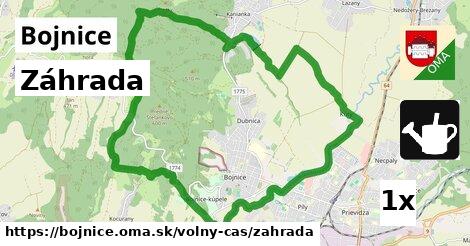 Záhrada, Bojnice